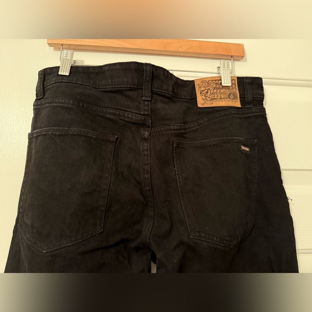 Volcom  Men's vortex slim straight  Black Jeans - Picture 4 of 6